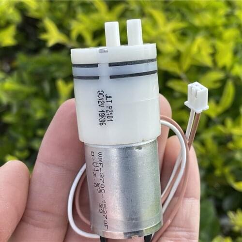 DC 6V-12V Micro 370 Water Pump Diaphragm Pump Electric Self-priming Vacuum Dispenser Negative Pressure Pump Food Grade 7.2V 9V