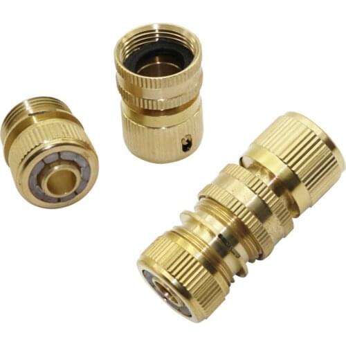 Garden water kits 3/4" Female Thread Connectors and 3/4" Male thread Faucets Connectors kits Irrigation fittings 1 set