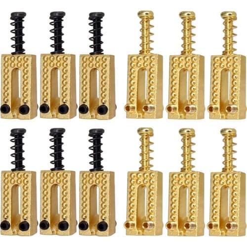 Set of 6 Bridge String Saddles Locked String Saddle Electric Replacement
