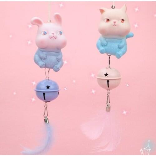 Haughty Expression Wind Chime Ornament Lovely Schoolgirl Bedroom Room Wind Chime Pendant Creative Young Girls Personality Gifts