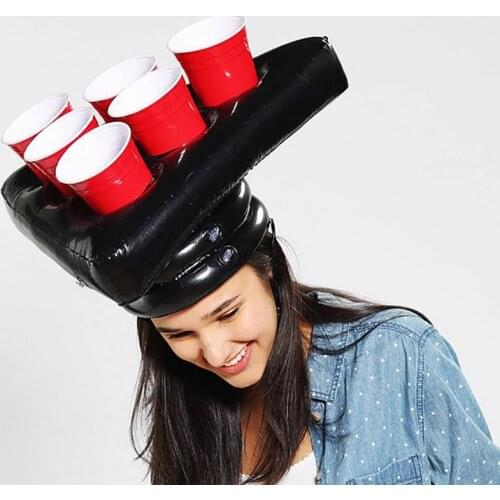 Inflatable Party Hat Rings Toss Game Fun Toys Throwing Ring Adult Kids Deer Head Ferrule Tools Easter Christmas Halloween Prop