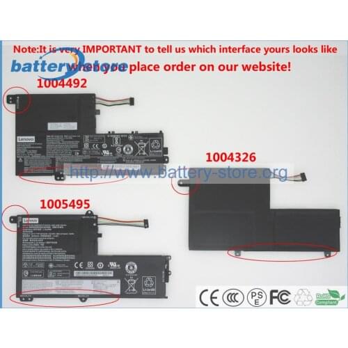Free ship 11.4V, 52.5W Genuine battery L15L3PB0 for Lenovo Ideapad Flex 4-1480 , YOGA 520-14IKB , Ideapad flex 4-1570
