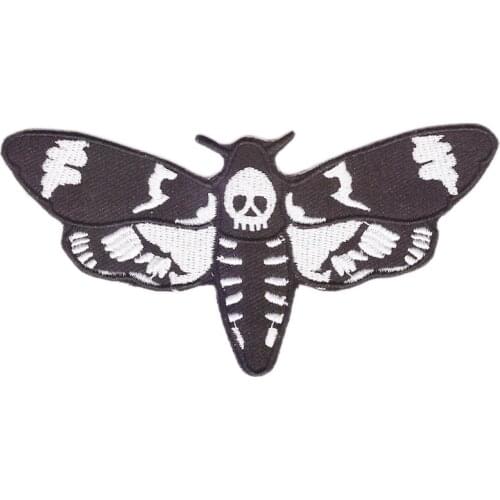 Suitable for all kinds of clothes Satanic Black Cat Moon Halloween Witchcraft Evil Sew On Patch Iron Embroidered