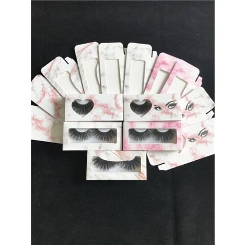 Various styles of marble lash Packaging Box Bulk Wholesale 3DMink Lash Boxes Packaging free Logo Makeup Set Eyelashes Case Pack