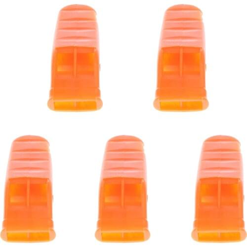 5Pcs Lifesaving Emergency Survival Tool SOS Whistle Boating Camping Travel