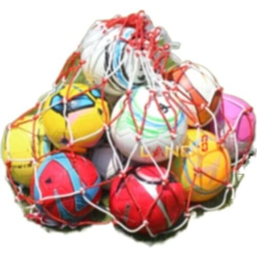 MAICCA Balls Bag Portable Sports Basketball Volleyball FootballStandard Big Nylon Mesh Net Carry Outdoor Training