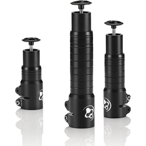 Fouriers Bike Stem Extender Adapter Fork Riser 50mm 90mm 120mm For 1 1/8" 28.6mm Steerer Fork Stem Extention