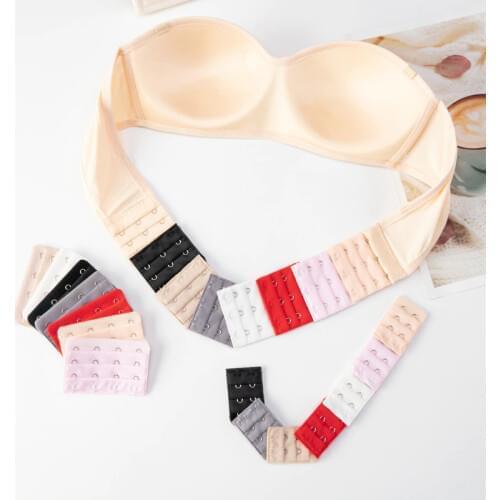 5pcs Bra Extenders Strap Extension 3 Hooks 2 Rows Women Intimates Lengthened Bra Hook Extenders Womens Accessoires 2/3/4Buckles