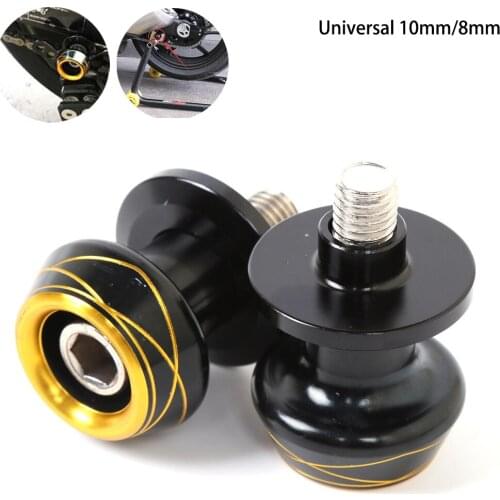10mm 8mm Motorcycles Stand Screws Swingarm Spool Sliders Swing Arm Protector CNC Universal For BMW Kawasaki Honda Yamaha Suzuki