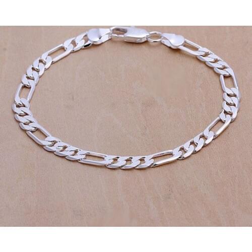 925 jewelry silver plated jewelry bracelet fine fashion bracelet top quality wholesale and retail SMTH219