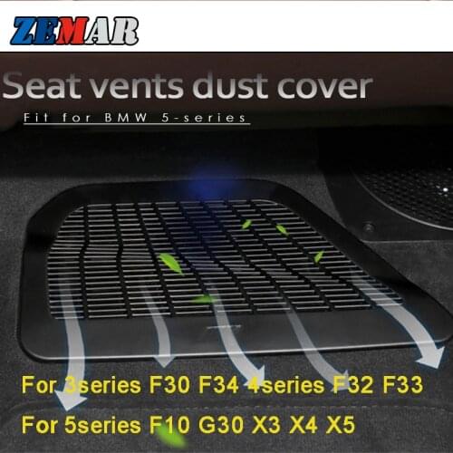 1set For BMW F30 F34 F33 F32 F10 G30 X3 G01 X4 G02 X5 G05 Car Seat Air Conditioner Outlet Protective Cover Sticker M Accessories