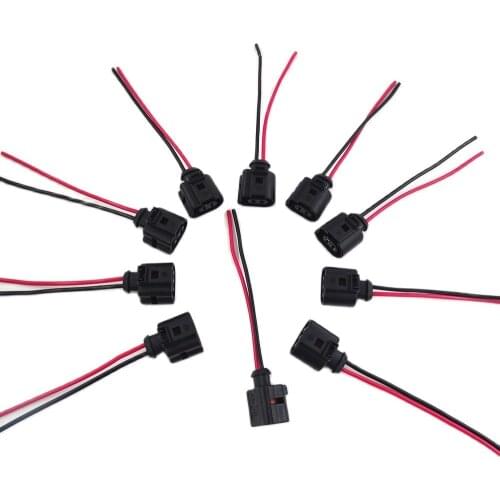 10pcs Battery Circuit Fuse Box Connector Plug Cable 1J0937773 For A3 TT Golf MK4 Beetle Caddy Sharan Leon Alhambra 1J0 937 773