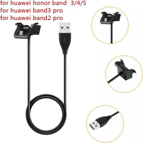 200pcs USB Charger For Huawei Honor Band 5 4 3 Standard Version Smart Wristband Cradle Dock Cable For Huawei Band 3 Pro 2 Pro
