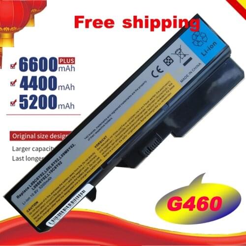 HSW 11.1V 4400mAh Laptop battery for Lenovo L09S6Y02 LO9L6Y02 for IdeaPad G460 G465 G470 G475 G560 G565 G570 G575 G770 Z460
