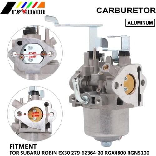 Motorcycle Accessories Engine Part Carburetor For SUBARU ROBIN EX30 279-62364-20 RGx48O0 RGN5100 Engine Parts & Accessories