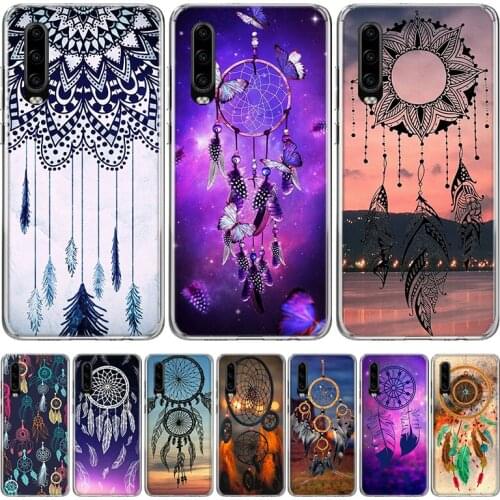 The dream catcher mandala Phone Case for Huawei P30 P40 P20 P10 Mate 20 10 30 Lite Pro P Smart Z Plus + Art Luxury Cover Coque
