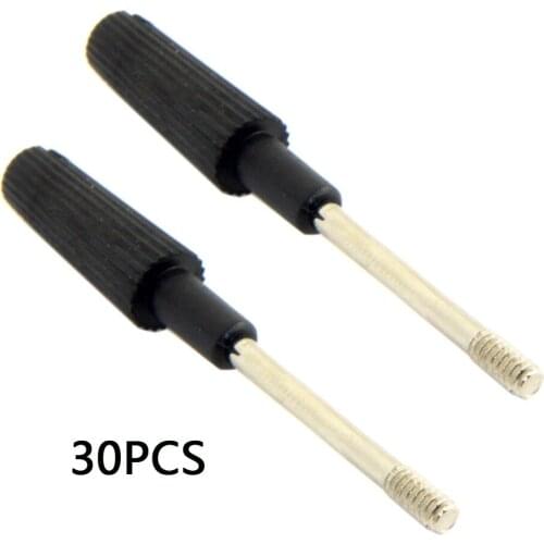 Chenyang-Cable CY 30pcs Thumb Screws #4-40 UNC 47mm Length Stainless Steel Overmold for Computer Cable