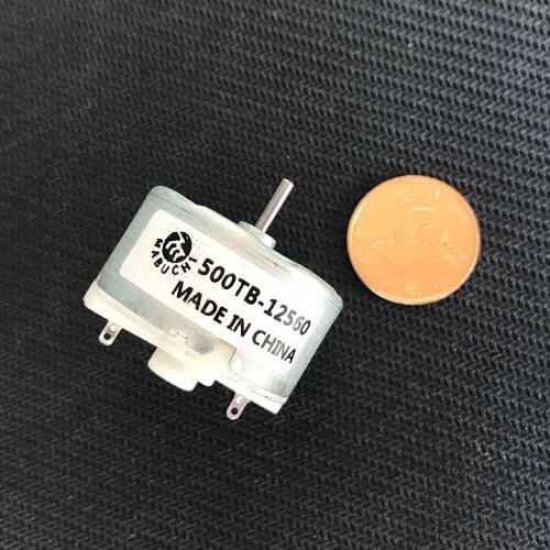 DC Motor RF-500TB-12560 DC 6V 12V 24V Electric Motor for Alarm Bell Fragrance Machine Blender Mixer 500 Motor Home Appliances