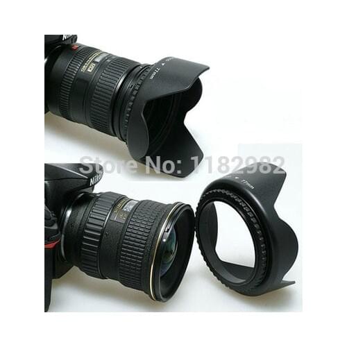 Camera Screw Mount Flower Petal Lens Hood for Canon for Nikon for Olympus for Sony Fuji 49mm 52mm 55mm 58mm