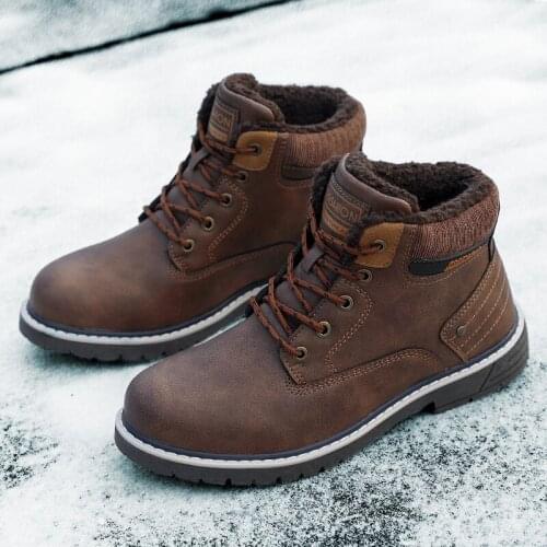 Leather men causal footwear mens Mens Casual sneakers flat boots sports outdoor male sport sale hot casual mens 2020 for black