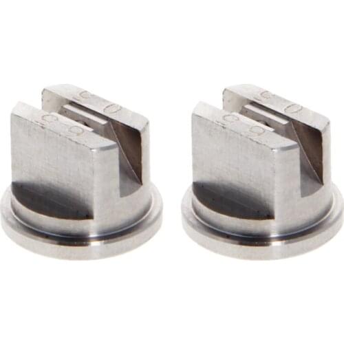 MroMax 1/2pcs Fan Nozzle Stainless Steel Cassette 15*6*11mm Nozzle Aperture 1.1/1.4/1.8/2mm Angle 65/95/110 Hardware Accessories