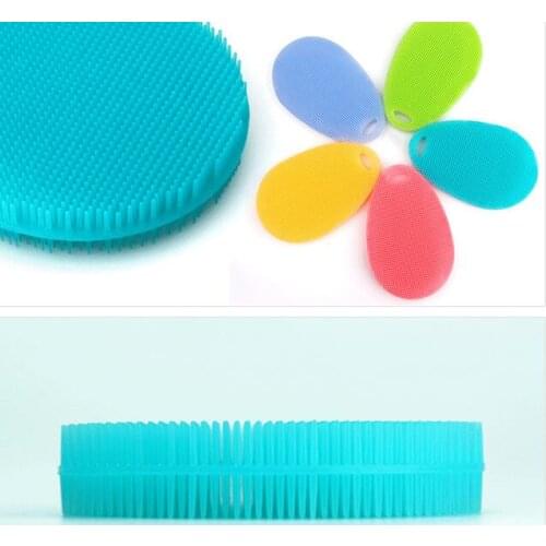 New Silicone Brush Magic Dish Bowl Pot Pan Wash Cleaning Brushes Cooking Tool Cleaner Sponges Scouring Pads Kitchen Accessories