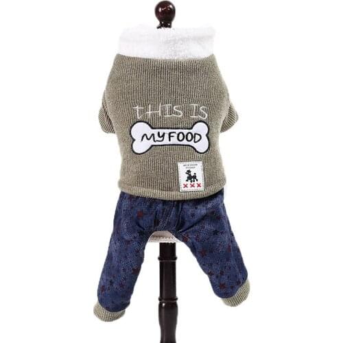 2021 New Winter Pet Clothes Dog Clothes For Small Dogs Fleece Keep Warm Dog Clothing Coat Jacket Sweater Pet Costume For Dogs