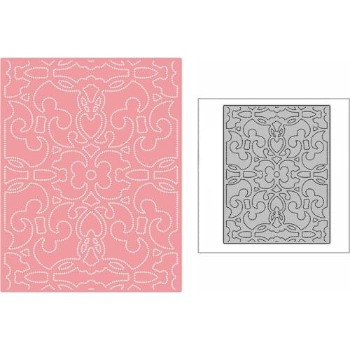 New Dotted Wavy Pattern Plate 2021 Metal Cutting Dies for DIY Scrapbooking and Card Making Decorative Embossing Craft No Stamps