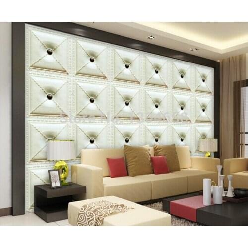 Custom wallpaper for walls 3 d, European soft pack for living room bedroom TV background pvc wallpaper papel de parede