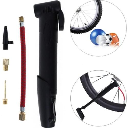SALE Portable Multi-functional Bicycle Tire Air Pump Inflator with Pump Inflator Extension Tube for Bicycle Wheel / Ball