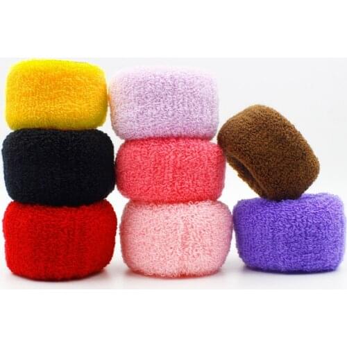 AIKE 6pcs/lot New Women Big Wide Soft Rubber Bands Hair Holders Elastic Accessories Tie Gum Fashion Free Shipping