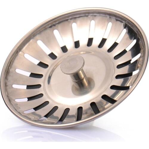 High Quality Stainless Steel Kitchen sink Strainer Stopper Waste Plug Sink Filter filtre lavabo bathroom hair catcher