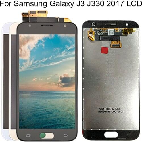 For Samsung Galaxy J3 2017 J330 J330F LCD Display Touch Screen Digitizer Assembly Replacement 100% Tested