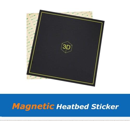 1pc 220mm 235mm 300mm Flex Build Plate Magnetic Printing Heat Bed Tape Sticker for Wanhao i3 Anet A8 ENDER-3 3D Printer Parts