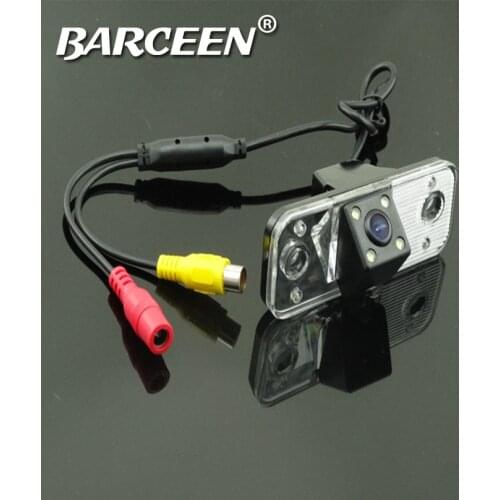 1 pcs special car parking camera bring high night vision hd ccd glass lens black shell fit for New SantaFe for Hyundai Azera