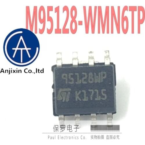 10pcs 100% orginal and new memory M95128-WMN6TP 95128WP 95128 SOP-8 in stock