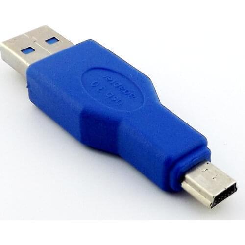 10pcs USB 3.0 Type A-Male to Mini-B 10 Pin Male Connector Adapter for Computer Mobile