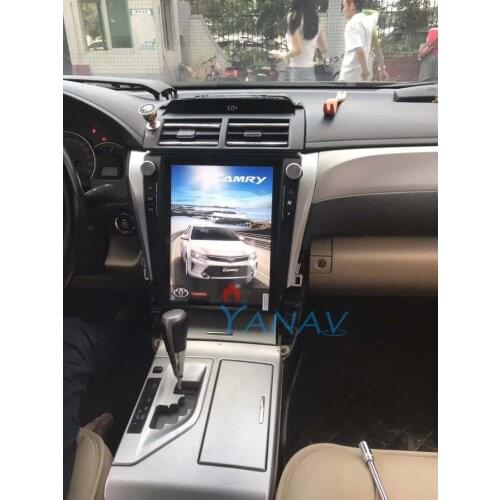 Car Stereo auto car audio radio player car multimedia system for-TOYOTA Camry 2012-2016 Tesla style car dvd video player
