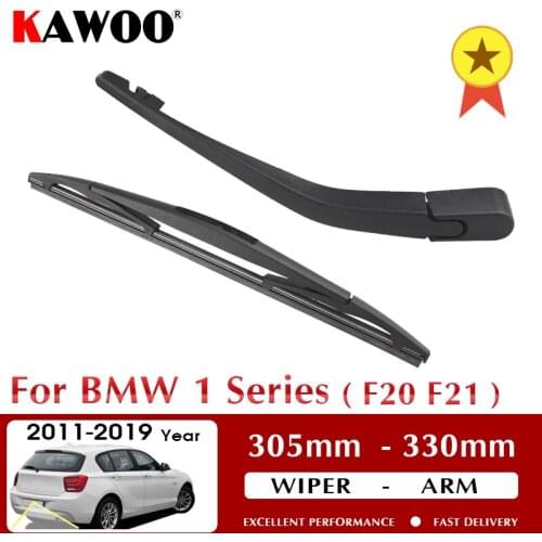 KAWOO Car Rear Wiper Blades Back Window Wipers Arm For BMW 1 Series(F20) Hatchback (2013 Onwards) 305mm Auto Windscreen Blade