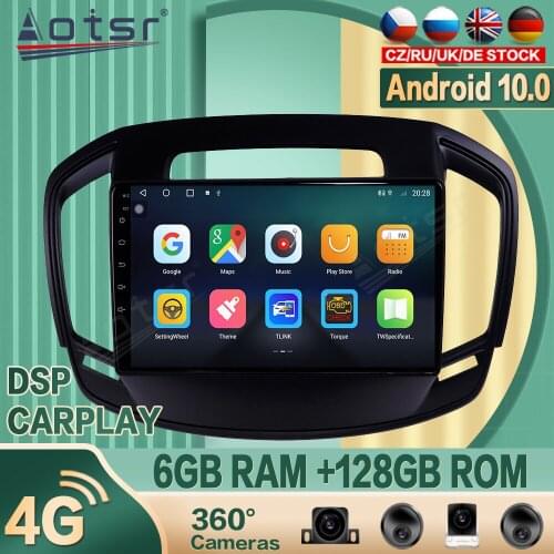 ForOpel Insignia 2014-2017 Android Car radio Player GPS Navigation 360 camera Auto Stereo Multimedia Video Headunit DSP carplay