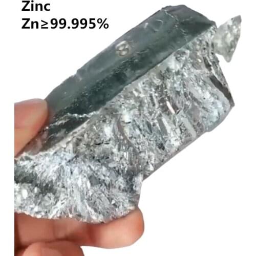 Free Shipping 99.995% Pure Zn Zinc Ingot Block for Research Experiment