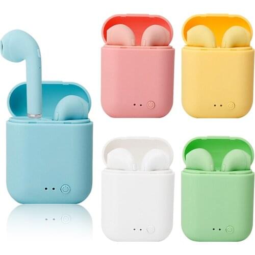 I7Mini TWS Wireless Earphones Bluetooth 5.0 Earphone Matte Earbuds Charging Box Headset Wireless Headphones for xiaomi iphone