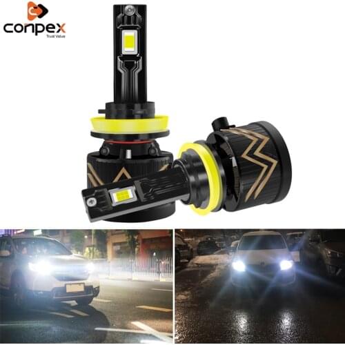 Conpex Super Bright 13000LM Car Headlights H7 LED Canbus H4 H1 H8 H11 H3 HB3 9005 HB4 9006 LED Auto Lights Bulb 130W Lamp 600K