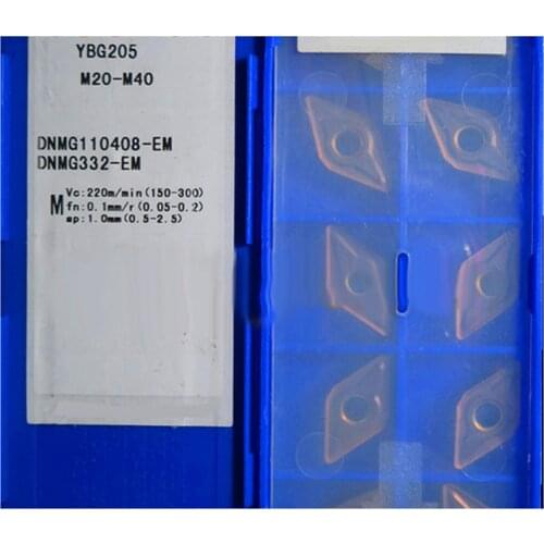 DNMG110404-EM DNMG110408 DNMG150404 DNMG150408 DNMG150604 DNMG150608-EM DNMG150612-EM YBG205 Lathe Tool for Stainless Steel