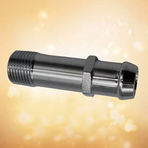 Chrome General Heater Hose Adapter for Fits Water Pump Chevy SBC V8 E SBC SBF Motors