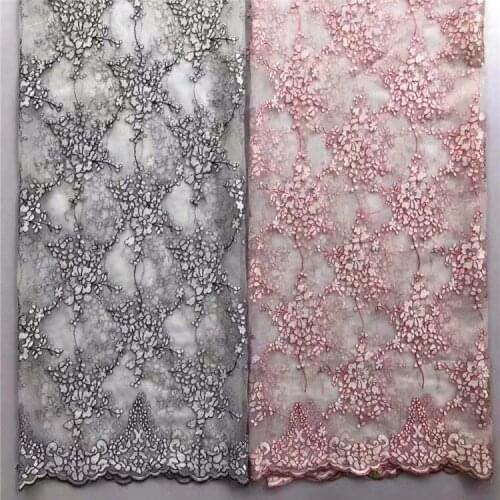 Mesh Bottom Fresh Color Embroidery Lining Womens and Childrens Clothing Skirt Wedding Dress Embroidery Fabrics