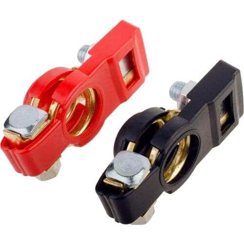 Pure Copper High Current Battery Clamp Car Battery Terminal Pile With Insulated Sheathed Battery Terminal Block High Quality