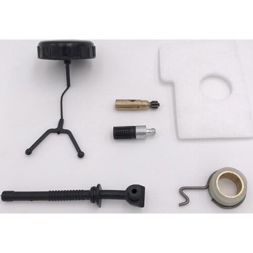 HUNDURE Chain Saw Fuel Cap Oil Pump Filter Hose Worm Kit For STIHL MS180 MS170 MS 180 170 018 017 Chainsaw Parts