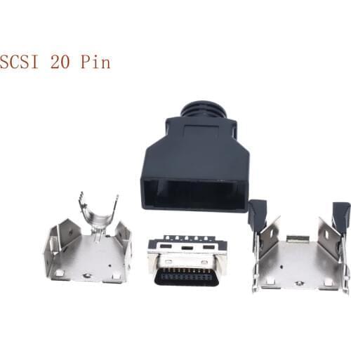 MDR Cable Connector male 20-Pin SCSI CN Connector For MR-J2CN1