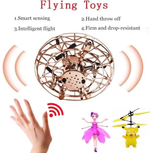 Mini Helicopter UFO RC Drone Infraed Hand Sensing Aircraft Electronic Model Quadcopter Flayaball Small drohne Toys Dropshipping